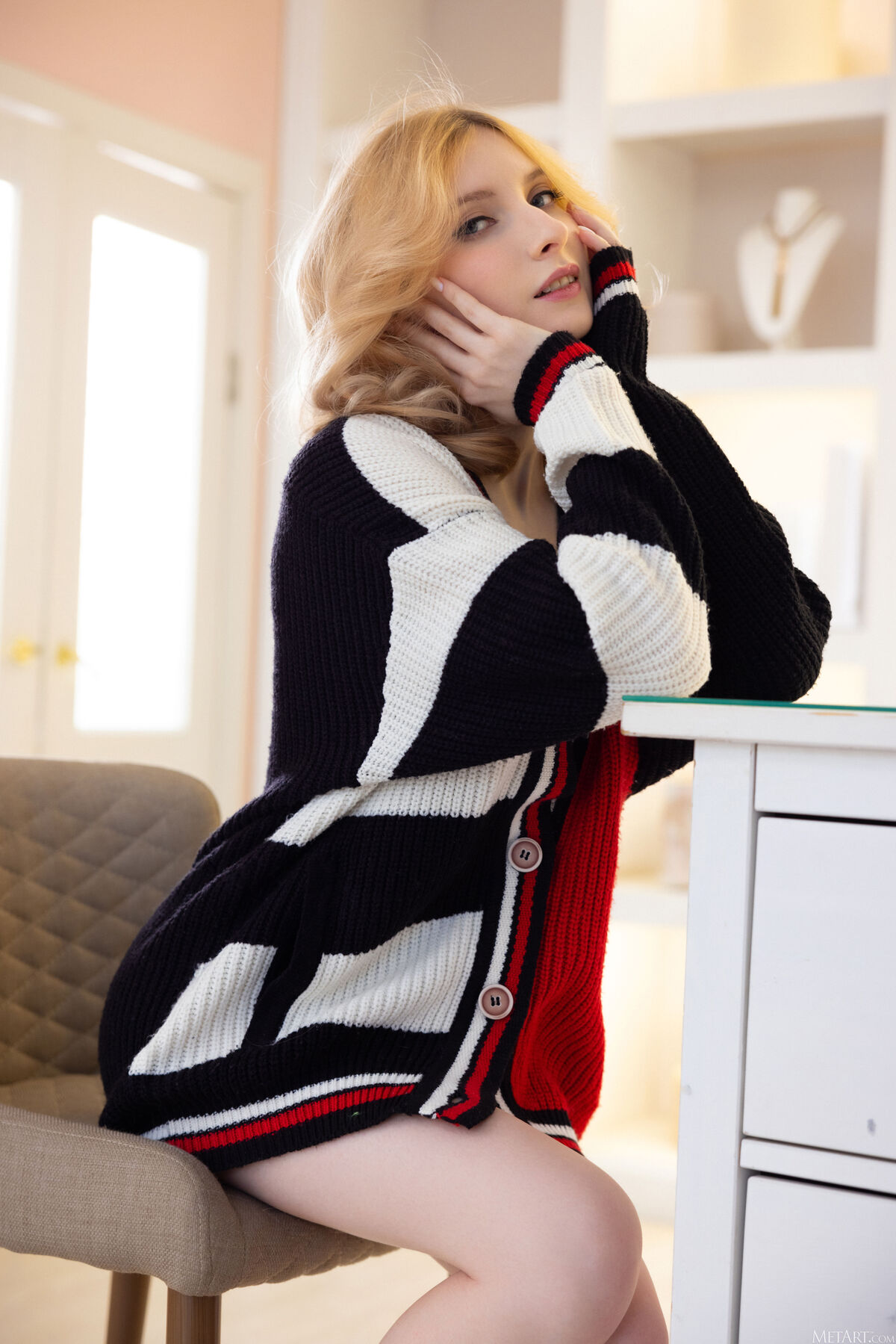 MetArt Minnie Lighter - Varsity Sweater Part01