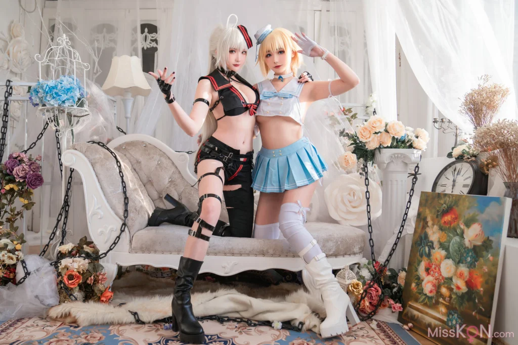 Coser@Momoko葵葵 & 瓜希酱_ FATE 黑白贞德