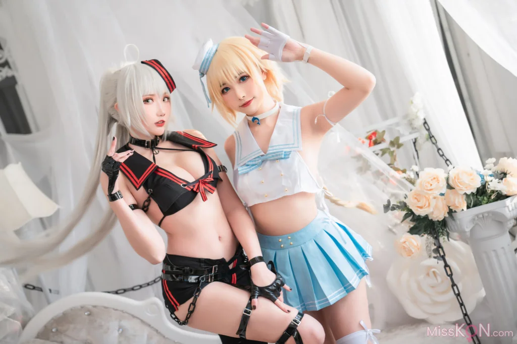 Coser@Momoko葵葵 & 瓜希酱_ FATE 黑白贞德