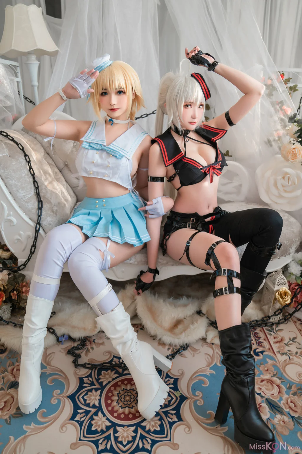 Coser@Momoko葵葵 & 瓜希酱_ FATE 黑白贞德