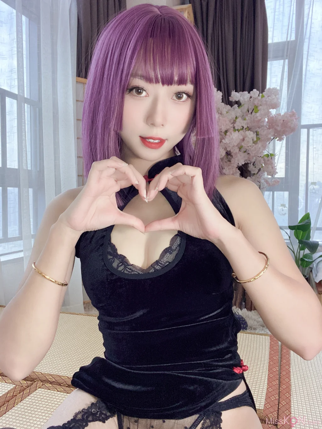 Coser@Money冷冷_ 高叉旗袍蕾丝裙