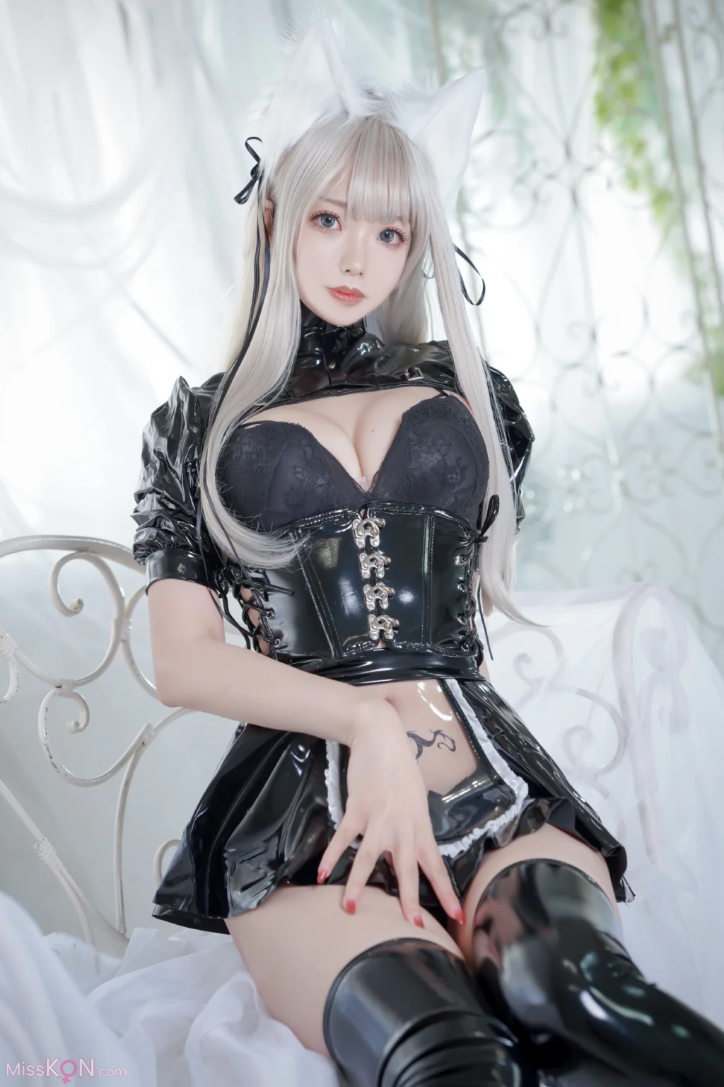 Coser@くろてぃあ (くろ)_【KEMOMIMI WHITE】Maid