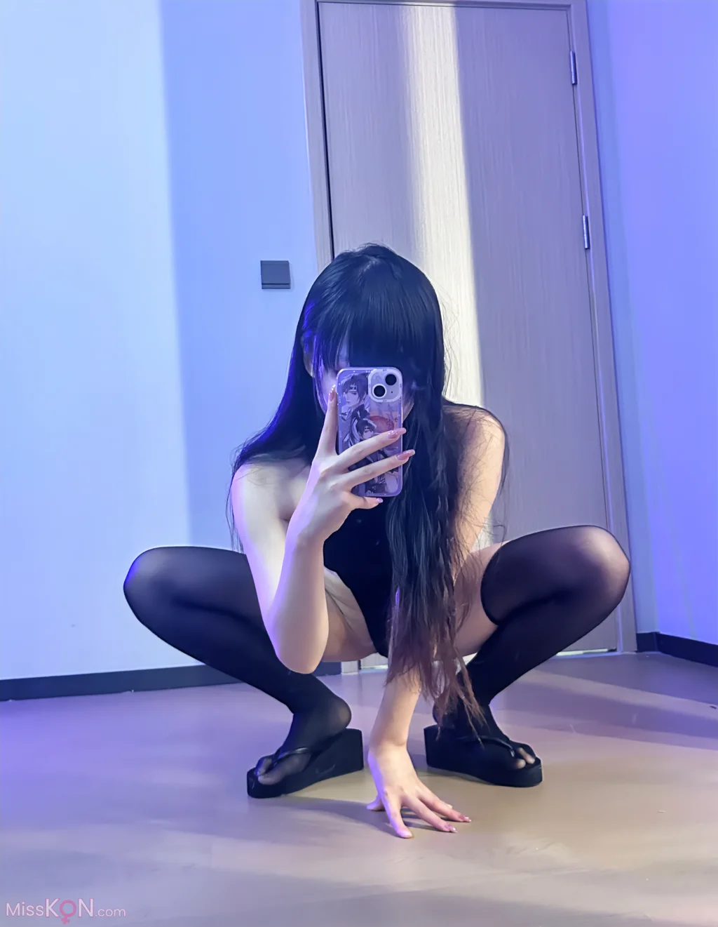 Coser@九言_ 黑丝紧身衣