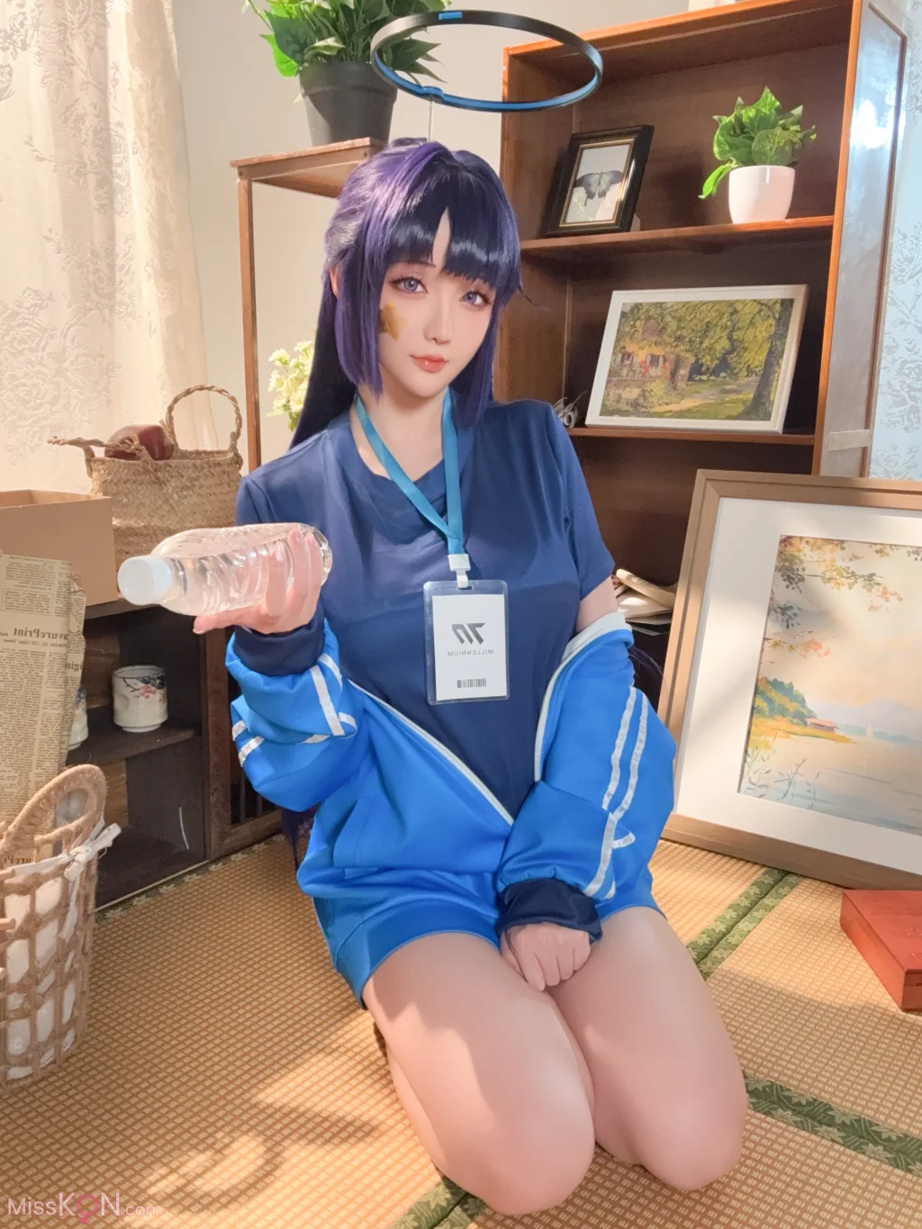 Coser@星之迟迟Hoshilily_ 蔚蓝档案-早濑优香体操服