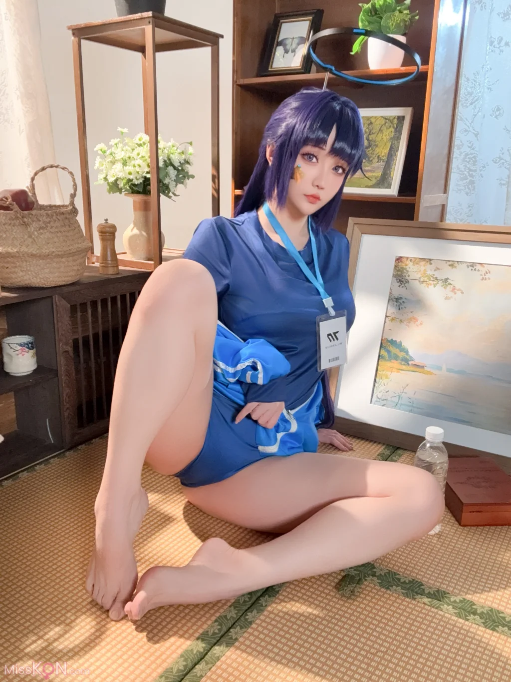 Coser@星之迟迟Hoshilily_ 蔚蓝档案-早濑优香体操服