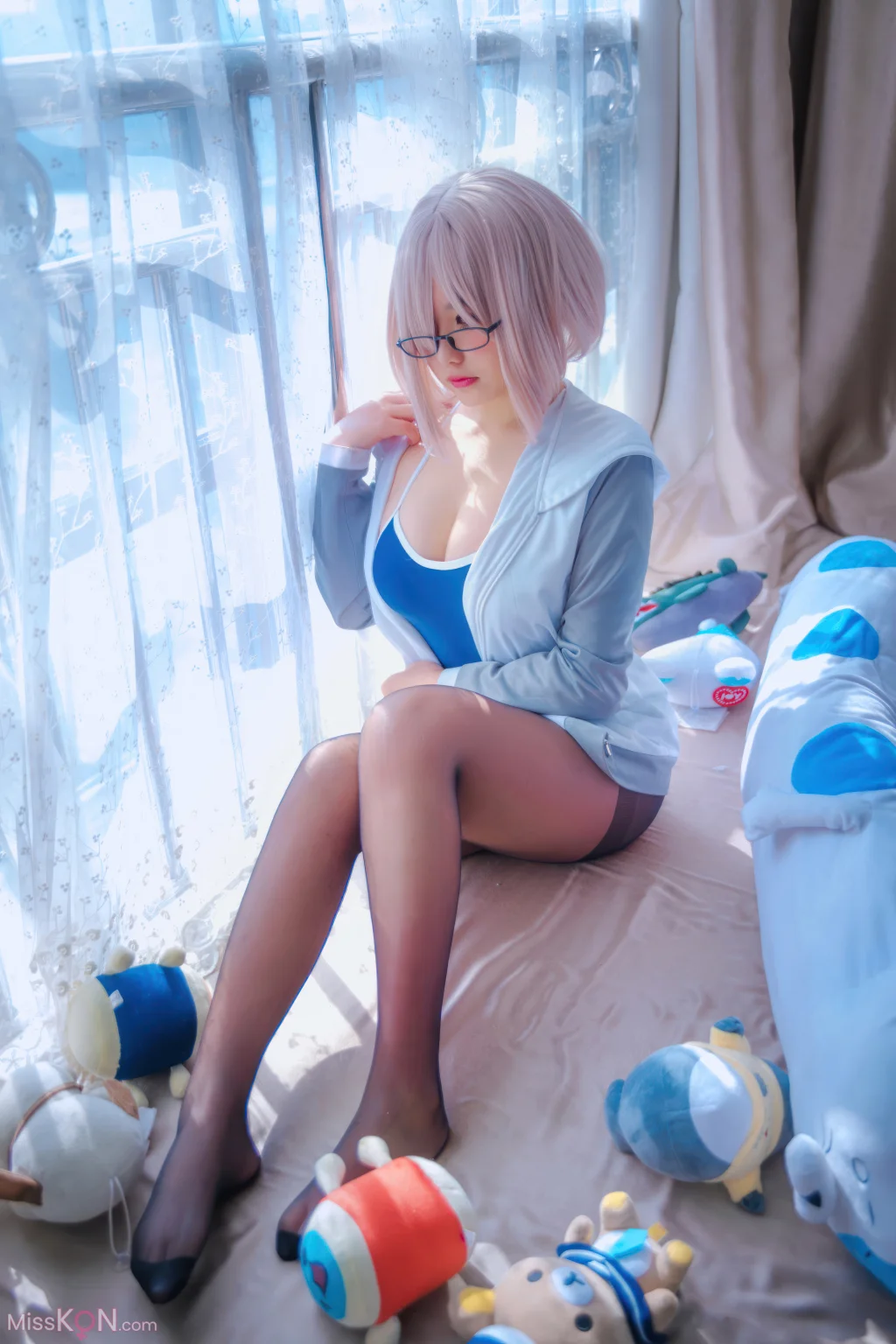 Coser@阿半今天很开心_ 玛修同人体操服