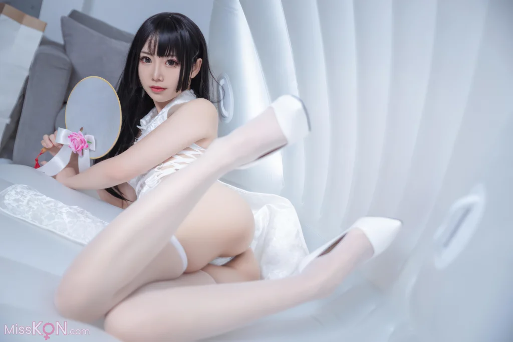 Coser@面饼仙儿_ 白色旗袍