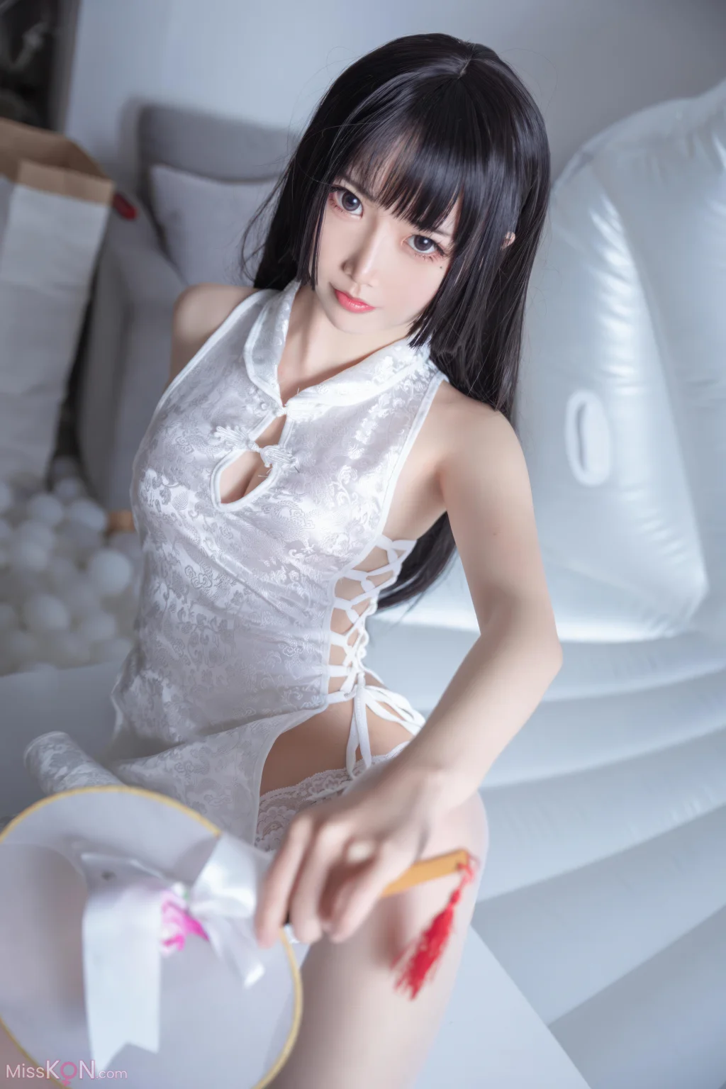 Coser@面饼仙儿_ 白色旗袍