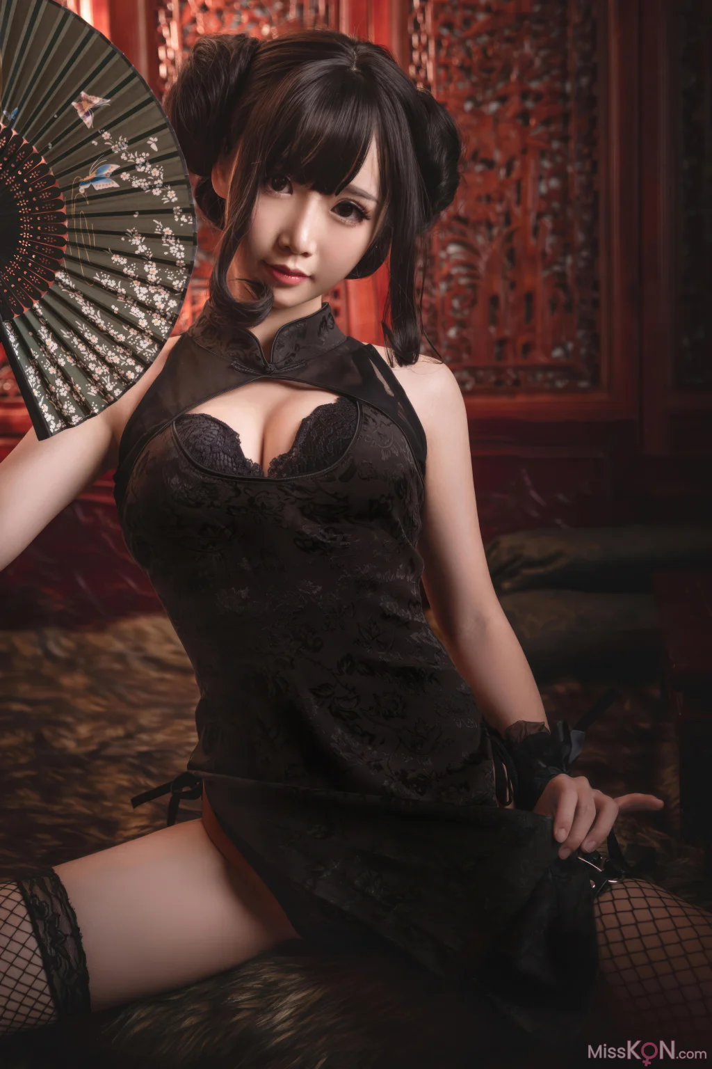 Coser@面饼仙儿_ 魔女旗袍