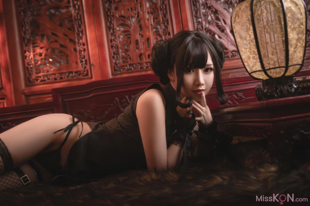 Coser@面饼仙儿_ 魔女旗袍