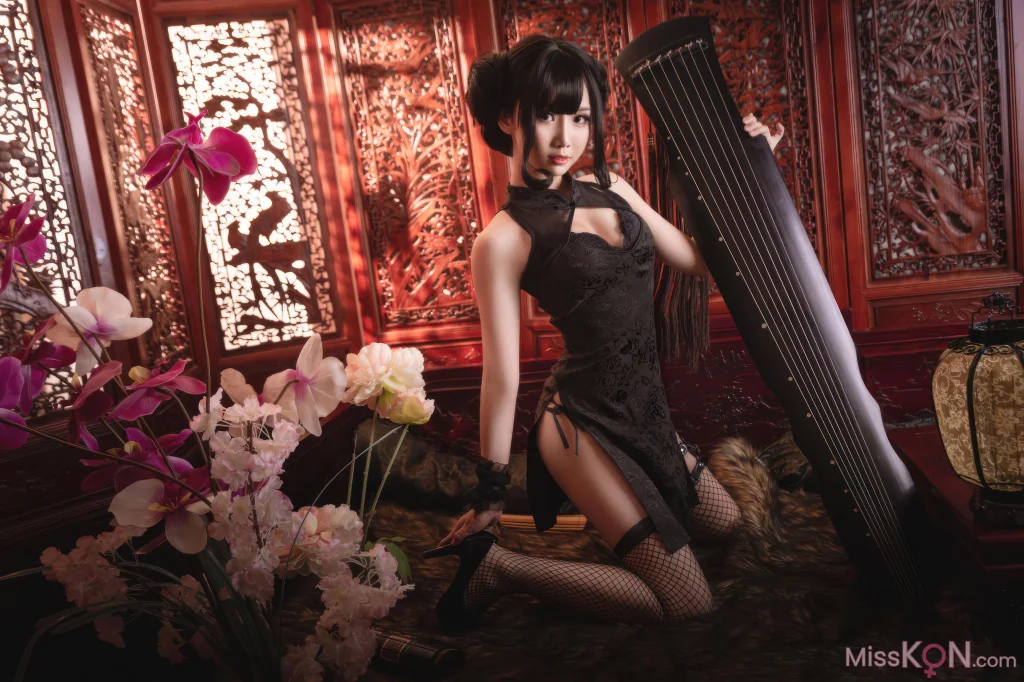 Coser@面饼仙儿_ 魔女旗袍