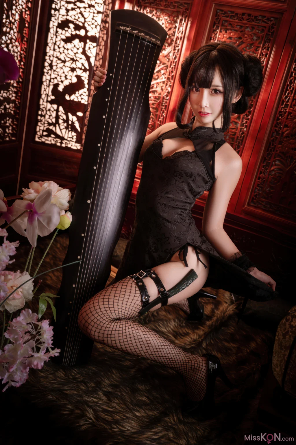Coser@面饼仙儿_ 魔女旗袍