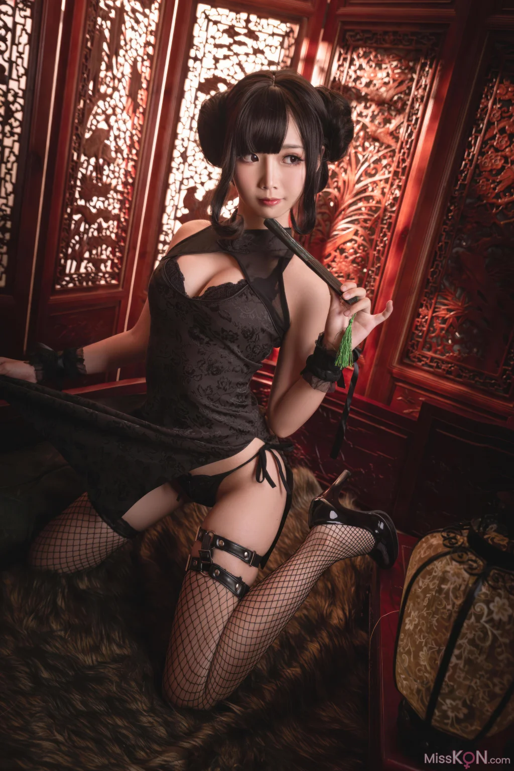 Coser@面饼仙儿_ 魔女旗袍