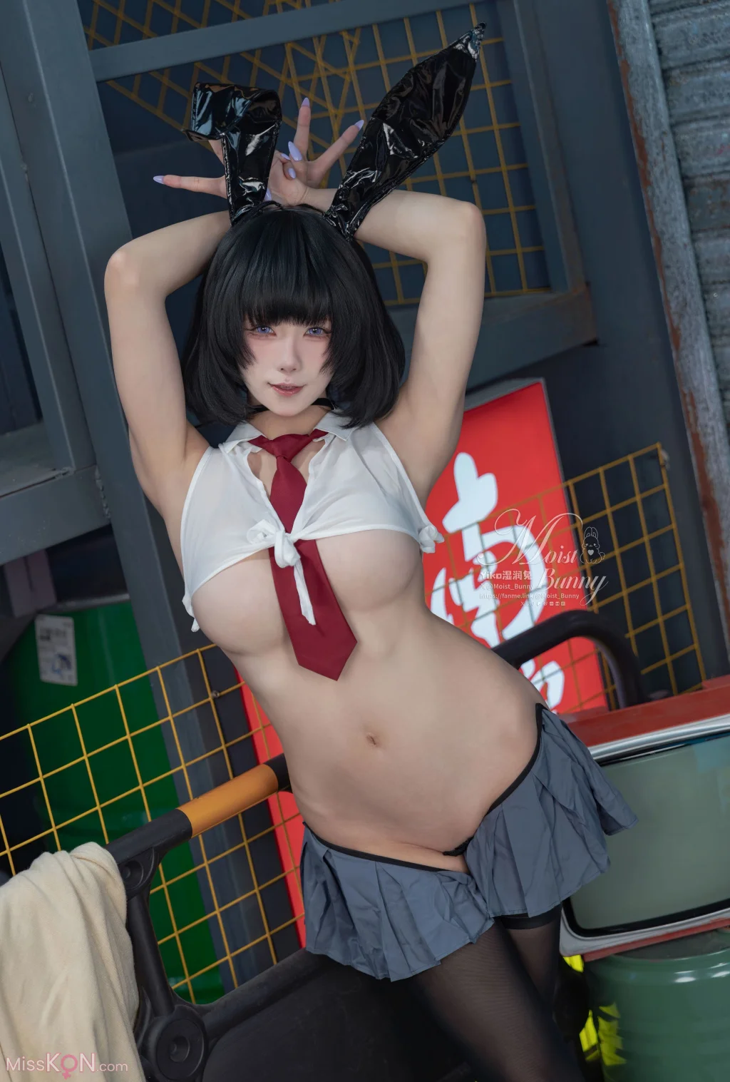 Coser@黏黏团子兔_ 2025年10月作品 賽博逆JK