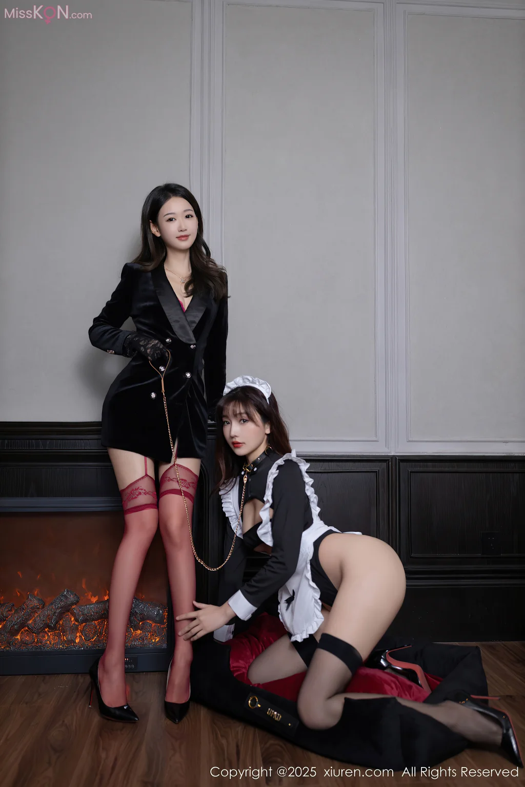 XIUREN No.10837_ Tang An Qi (唐安琪) & Lu Xuan Xuan (陆萱萱)