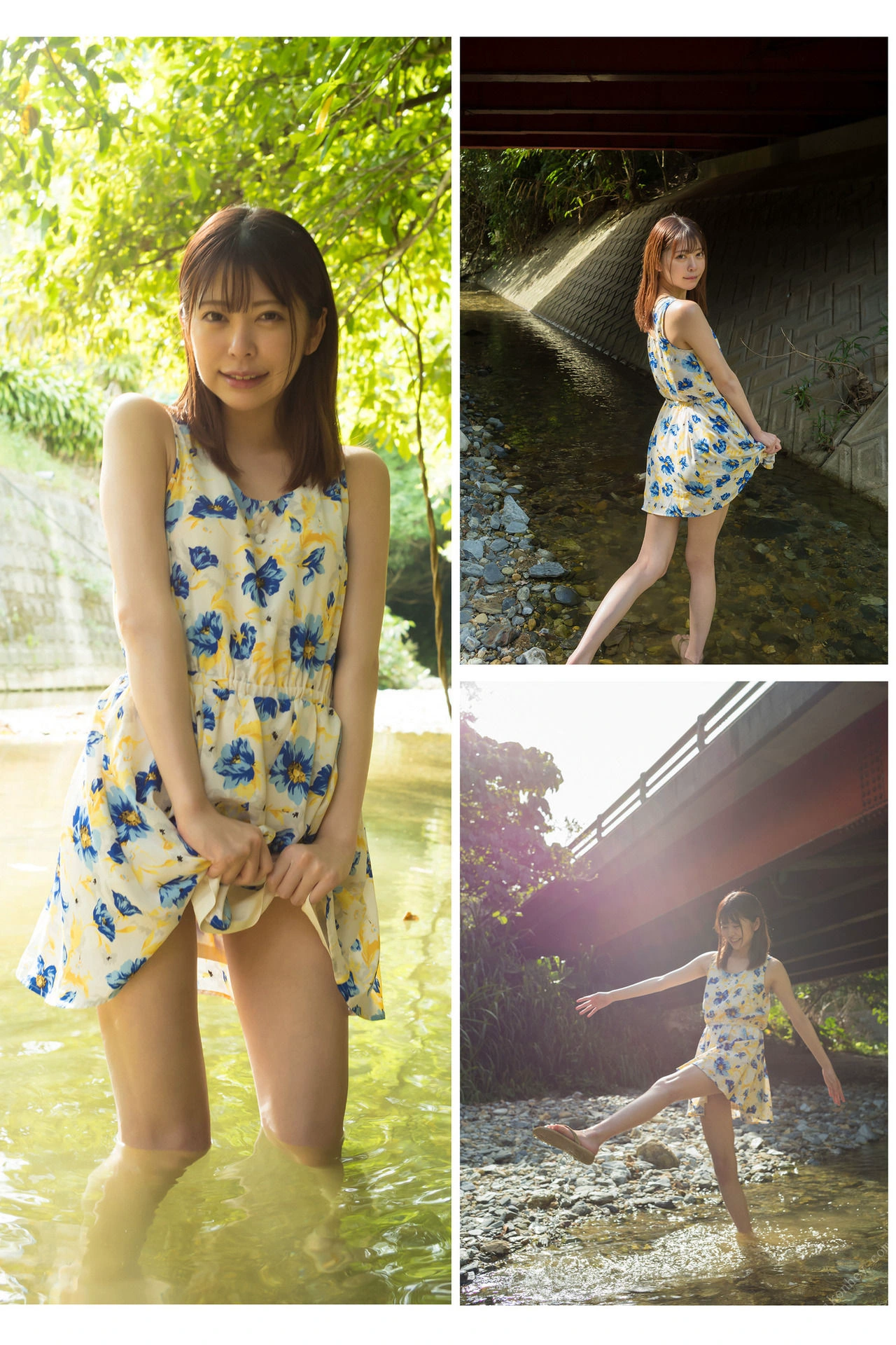 Hinako Mori 森日向子, ヌード写真集 「夏 駆ける 空 Blue sky Blue」 Set.01