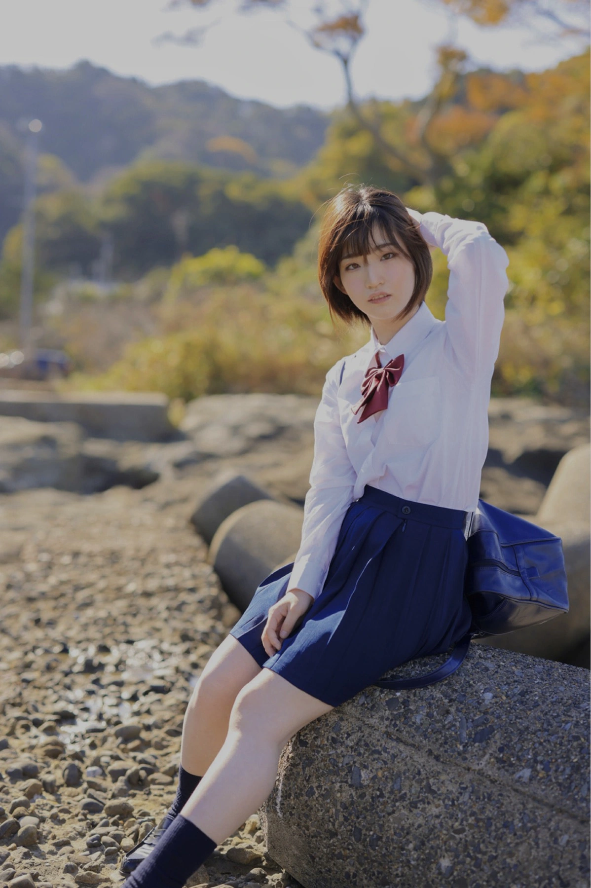 School Uniforms & Miss Short Cut Best 制服×ショートカット Set.01