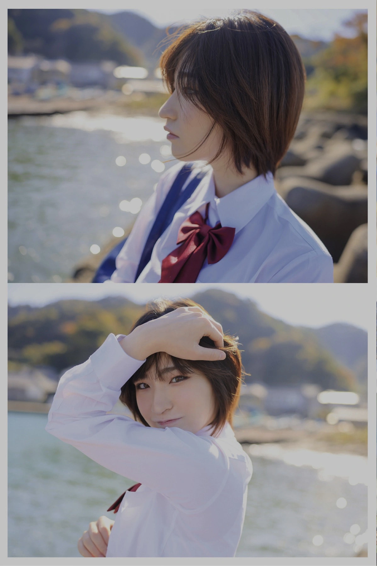 School Uniforms & Miss Short Cut Best 制服×ショートカット Set.01