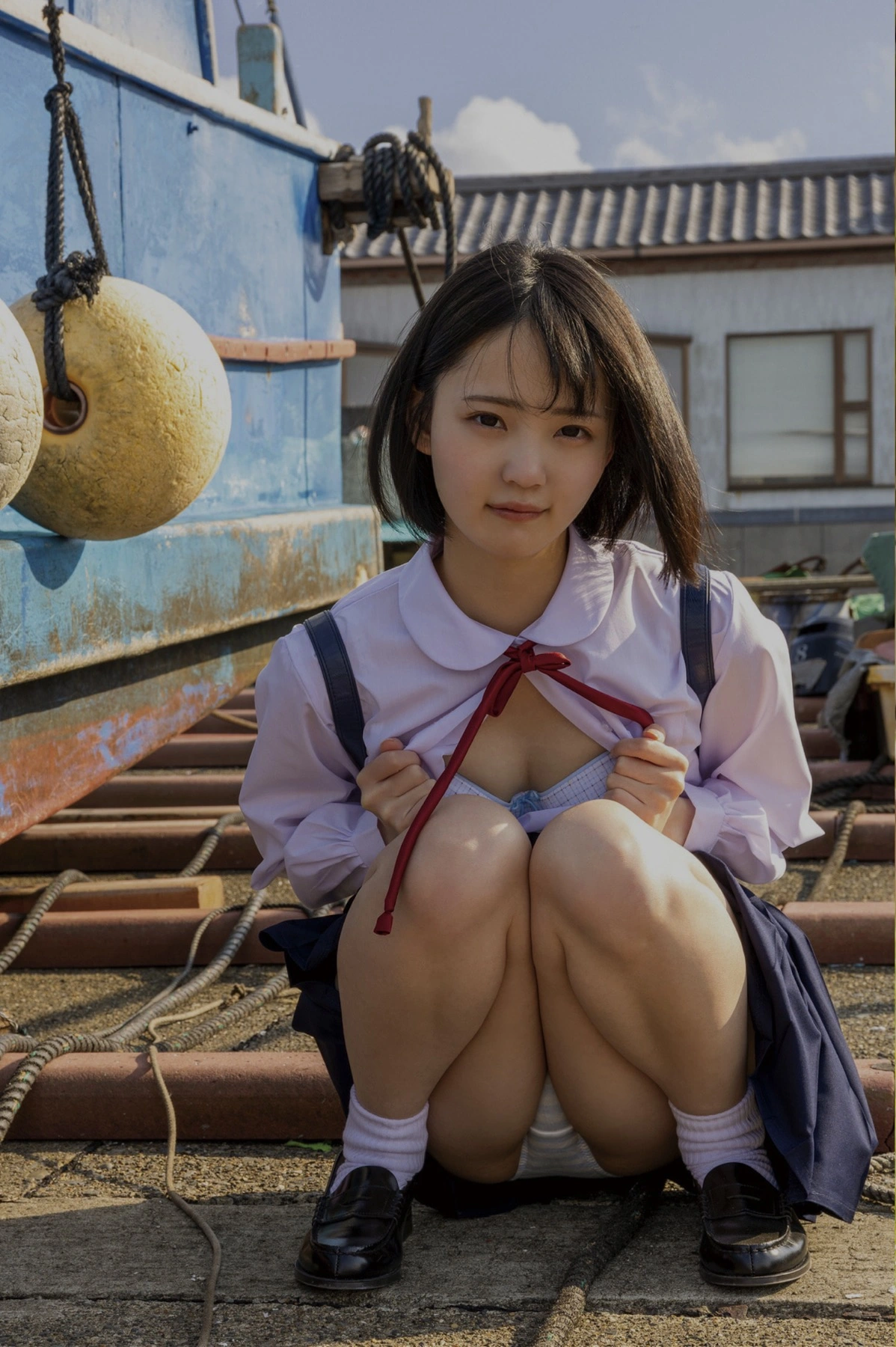 School Uniforms & Miss Short Cut Best 制服×ショートカット Set.01