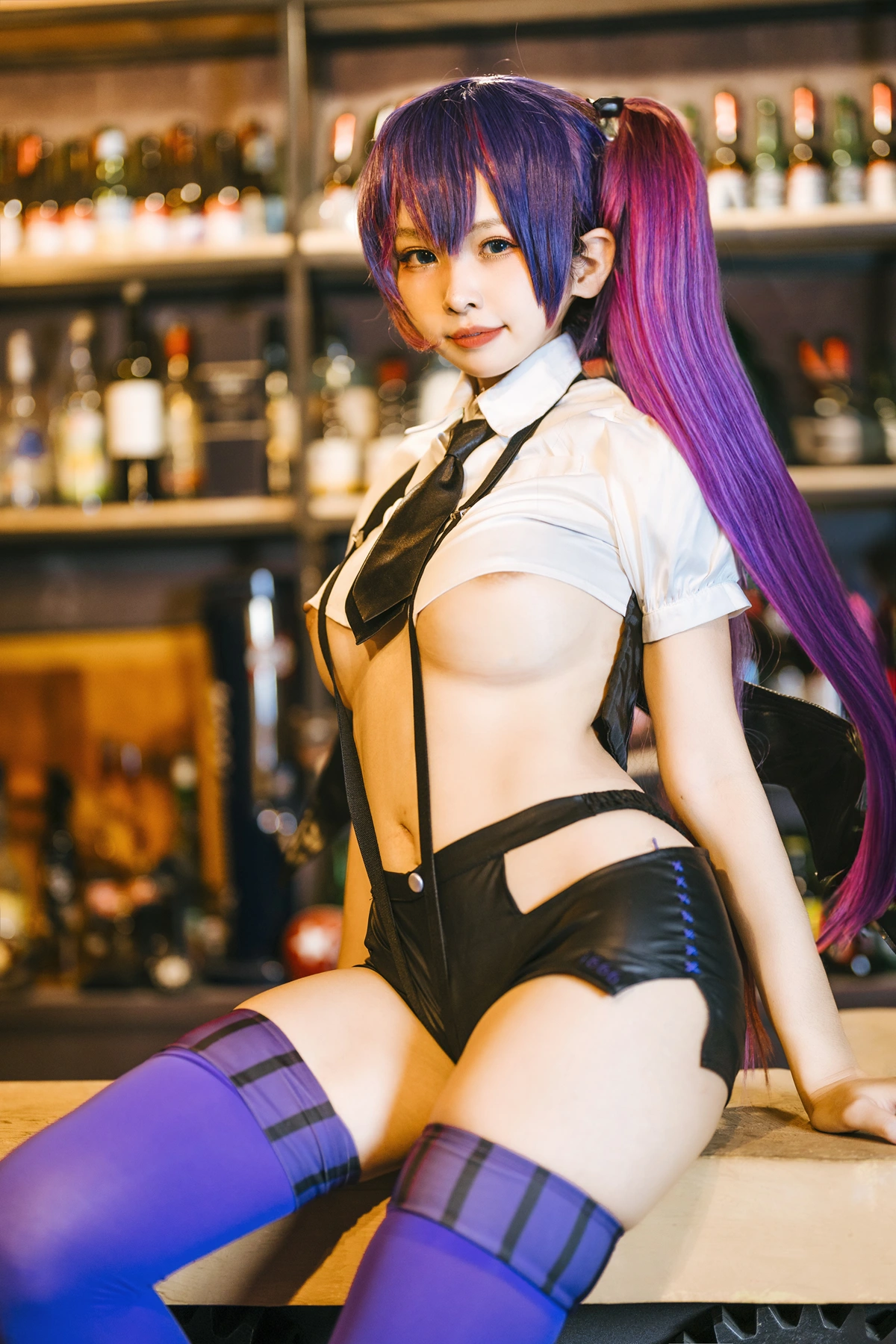 Cosplay 慕慕Momo – 小惡魔的魅惑之吻-魔太郎