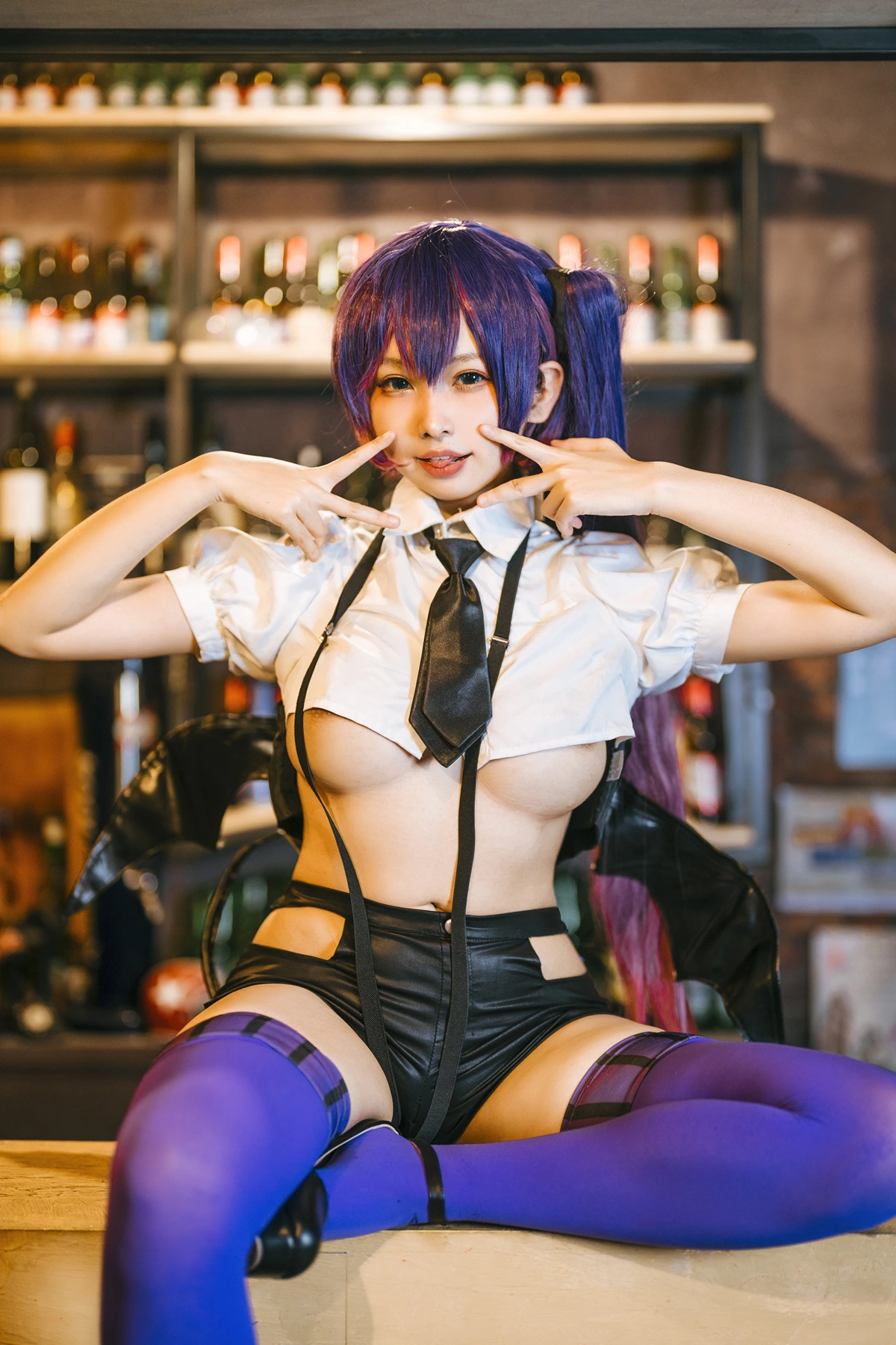 Cosplay 慕慕Momo – 小惡魔的魅惑之吻-魔太郎