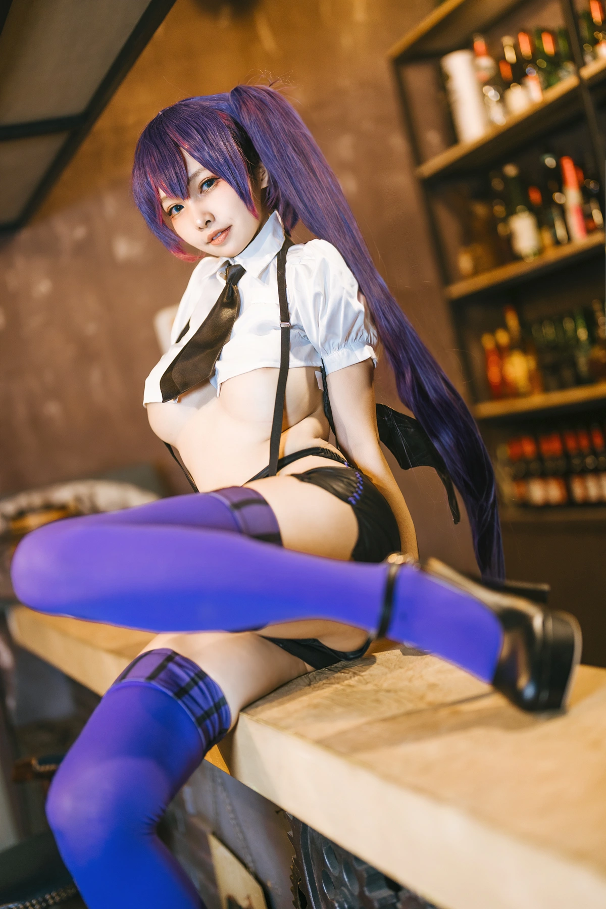 Cosplay 慕慕Momo – 小惡魔的魅惑之吻-魔太郎