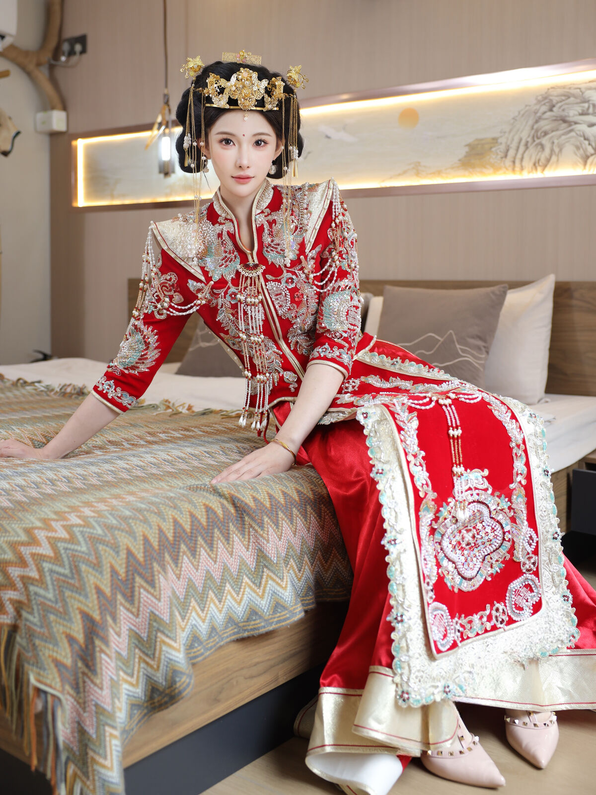 XiuRen秀人网 Uncensored Li Shuang Er 梨霜儿 - R18 秀人网模特 秀禾服 Part02