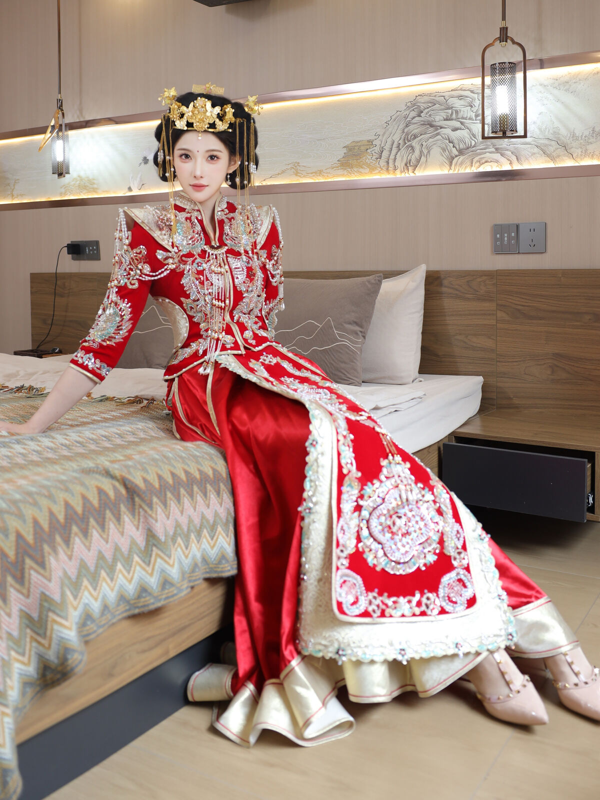 XiuRen秀人网 Uncensored Li Shuang Er 梨霜儿 - R18 秀人网模特 秀禾服 Part02