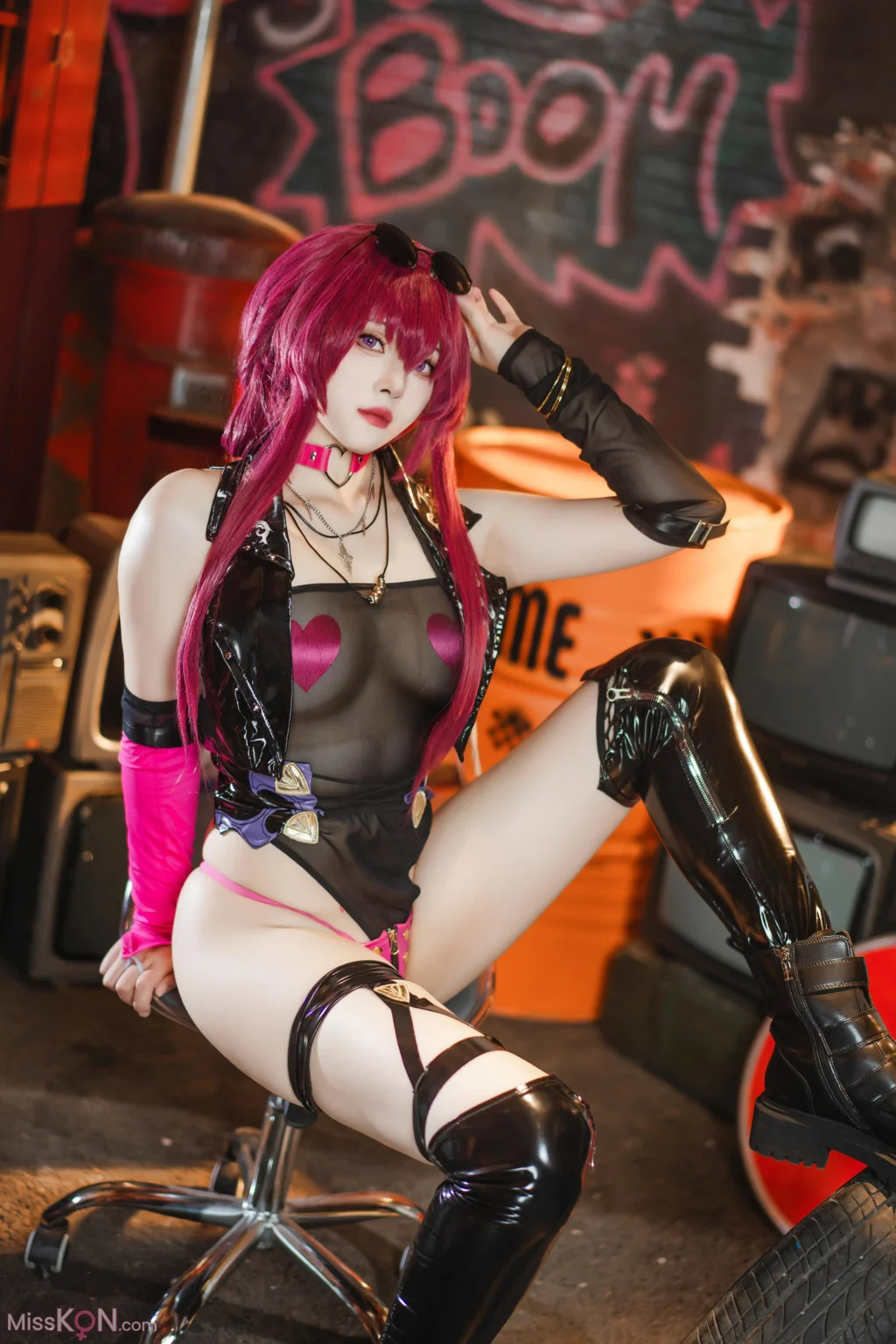 Coser@Natsuko夏夏子_ 崩坏·星穹铁道 卡芙卡 朋克同人