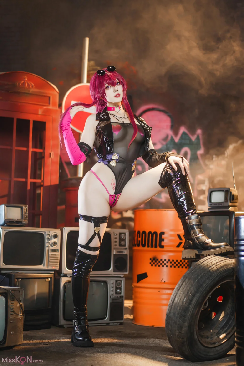 Coser@Natsuko夏夏子_ 崩坏·星穹铁道 卡芙卡 朋克同人