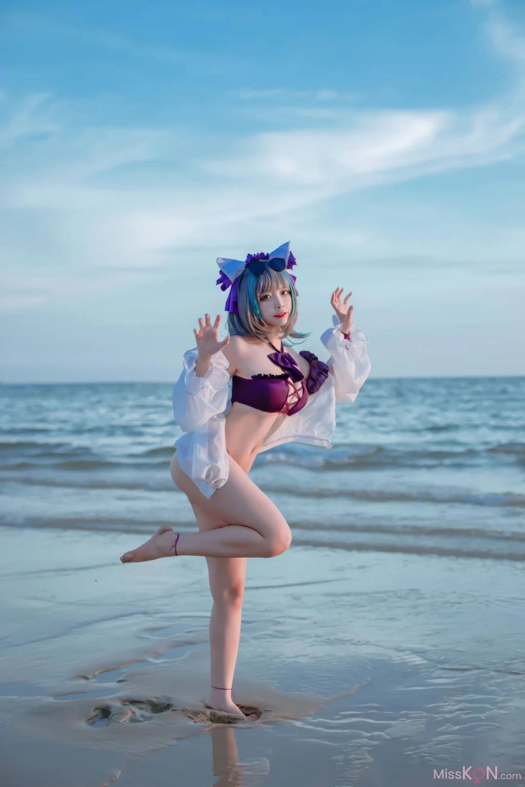 Coser@二佐Nisa_ 碧蓝航线-柴郡泳装