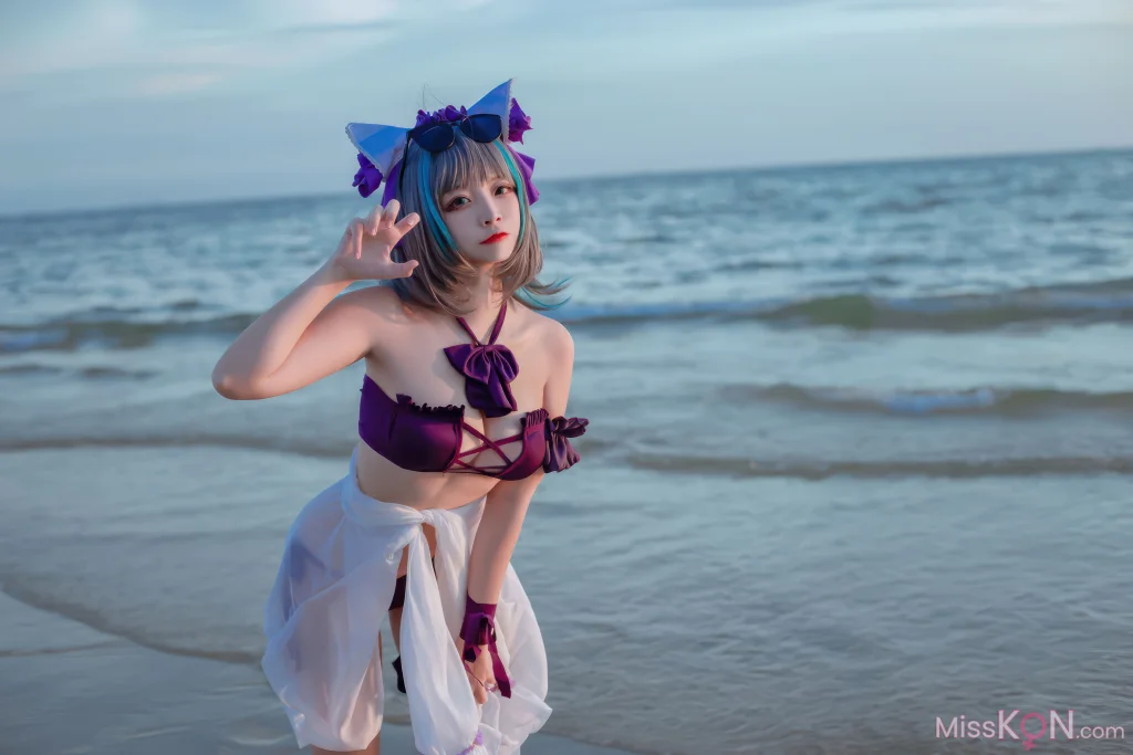 Coser@二佐Nisa_ 碧蓝航线-柴郡泳装