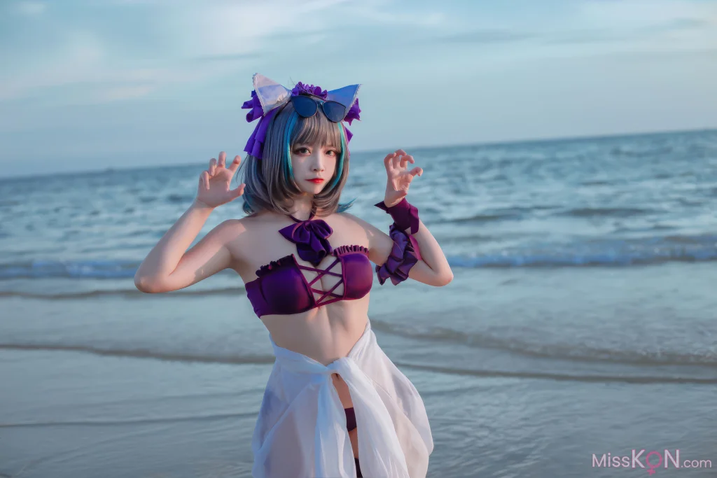 Coser@二佐Nisa_ 碧蓝航线-柴郡泳装