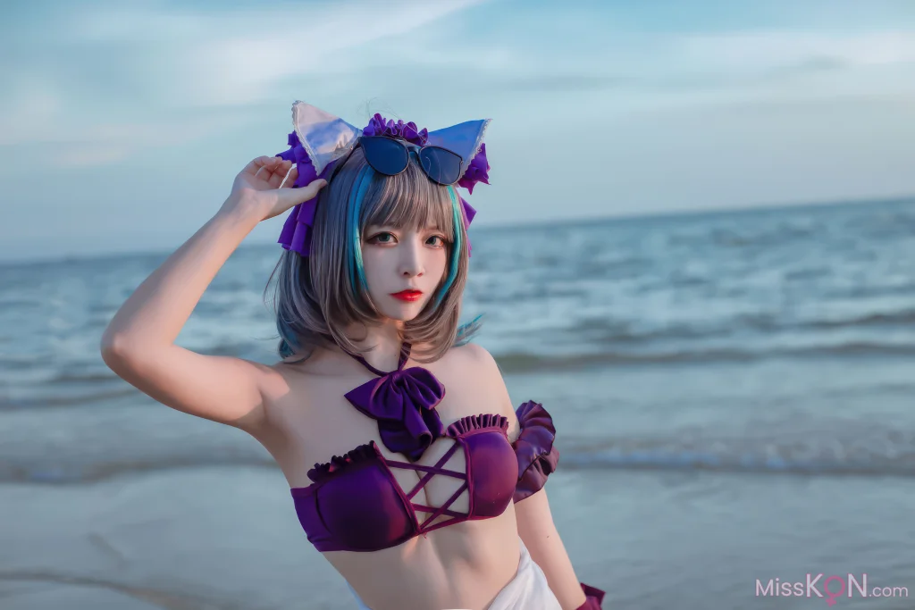 Coser@二佐Nisa_ 碧蓝航线-柴郡泳装