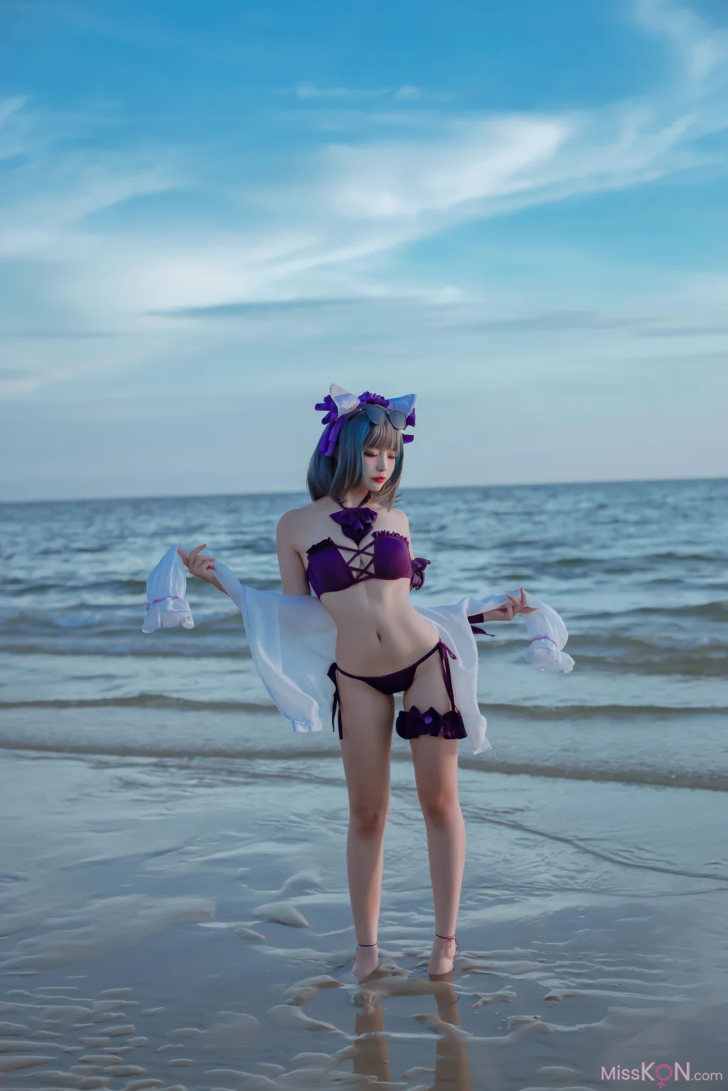 Coser@二佐Nisa_ 碧蓝航线-柴郡泳装