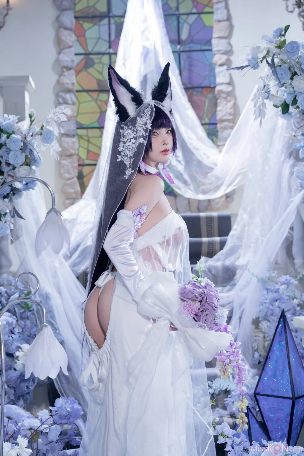 Coser@清水由乃_ 碧蓝航线 武藏紫藤花