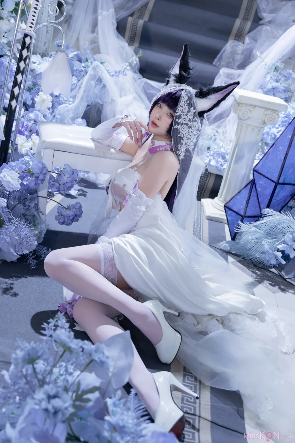 Coser@清水由乃_ 碧蓝航线 武藏紫藤花