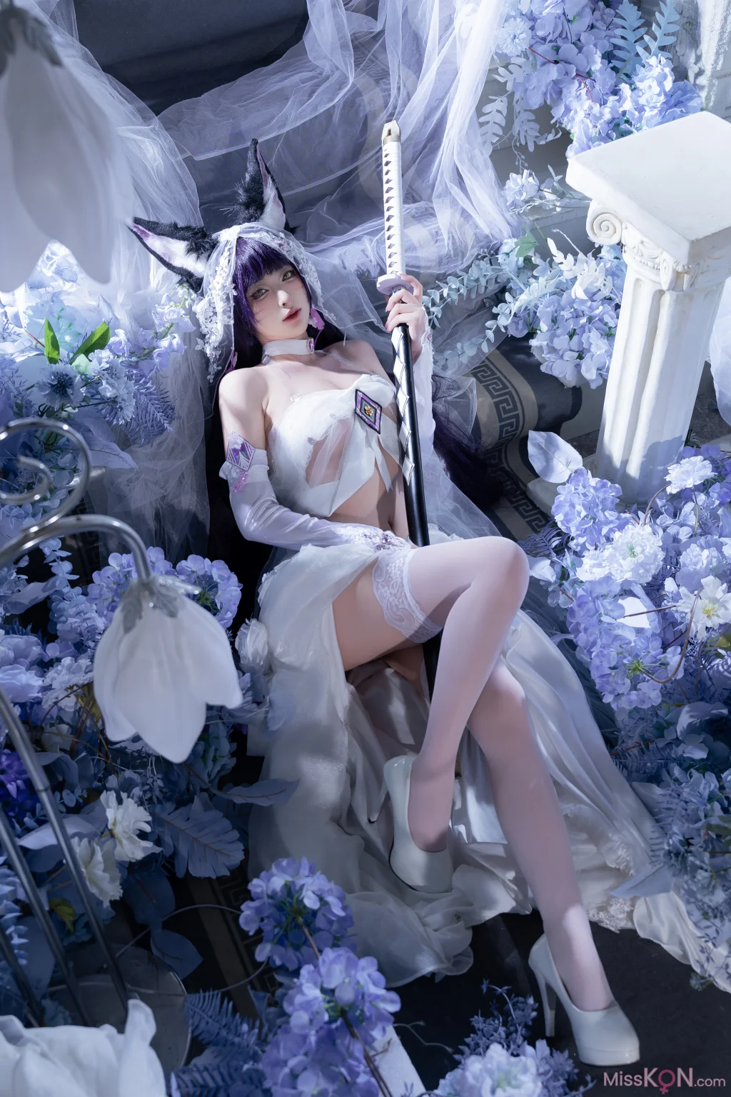 Coser@清水由乃_ 碧蓝航线 武藏紫藤花