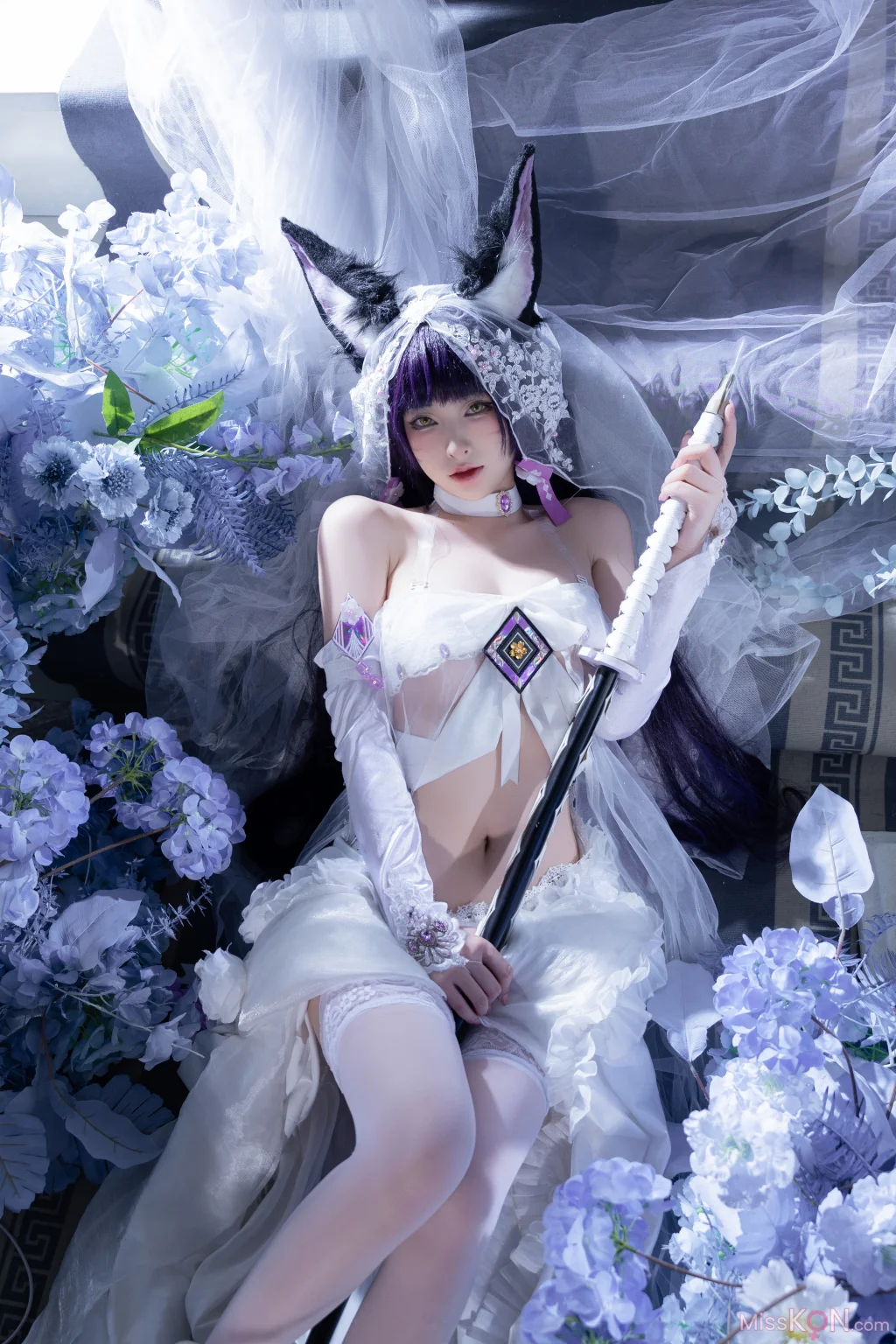Coser@清水由乃_ 碧蓝航线 武藏紫藤花
