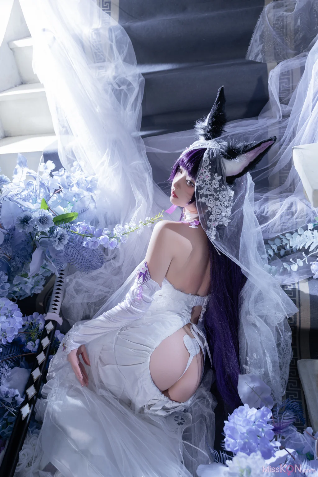 Coser@清水由乃_ 碧蓝航线 武藏紫藤花