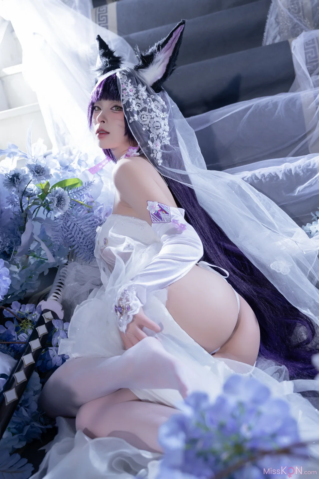 Coser@清水由乃_ 碧蓝航线 武藏紫藤花