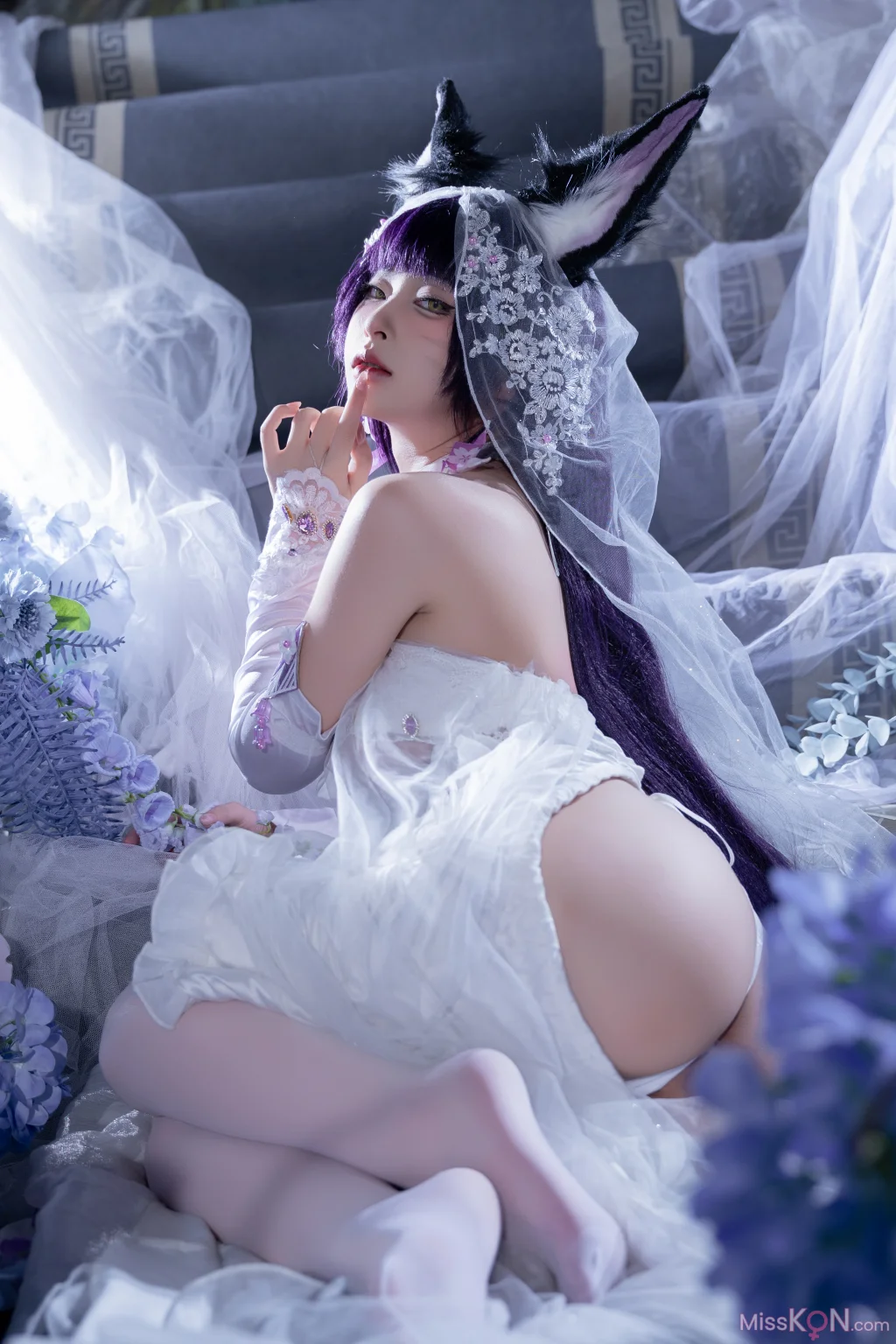 Coser@清水由乃_ 碧蓝航线 武藏紫藤花