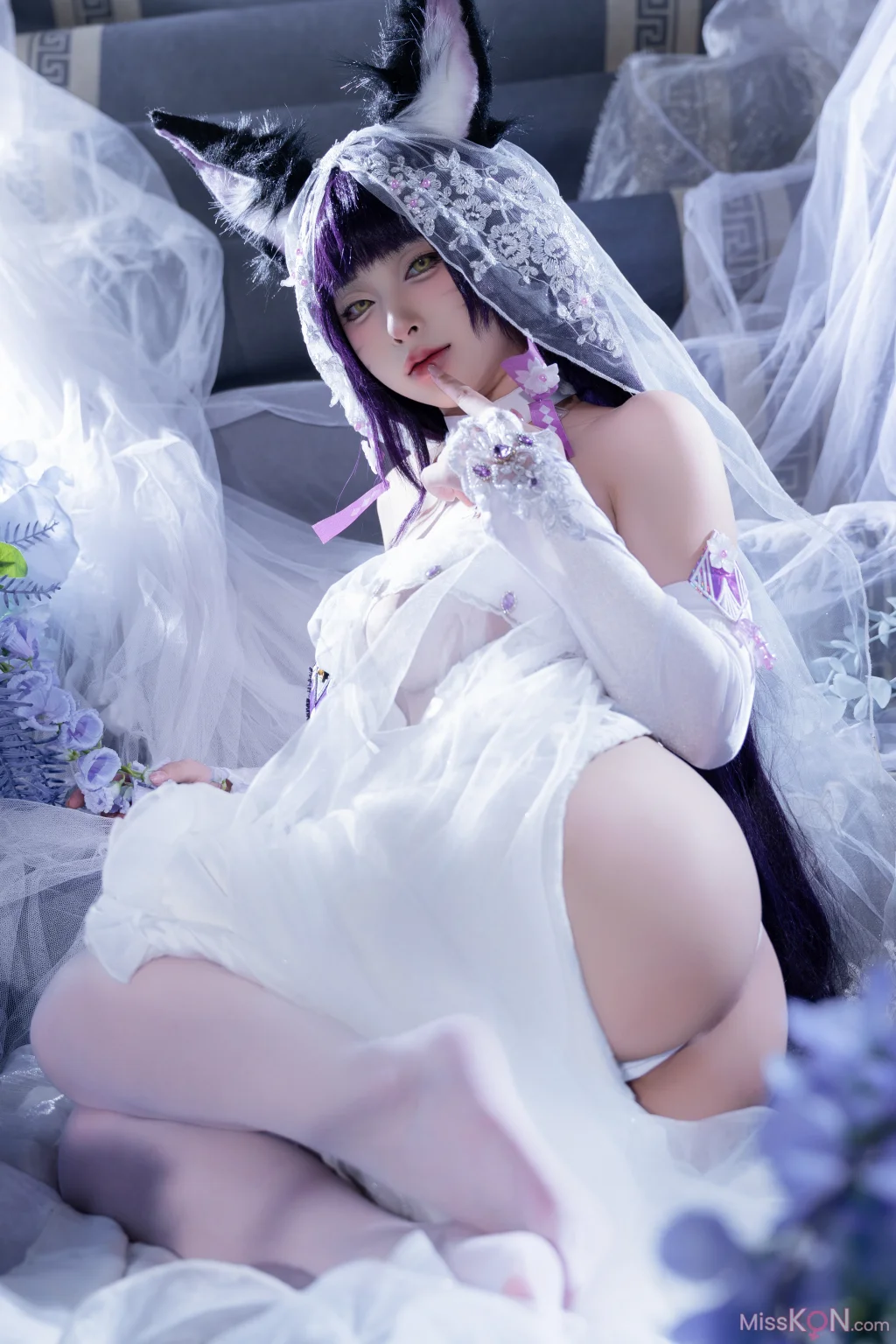 Coser@清水由乃_ 碧蓝航线 武藏紫藤花