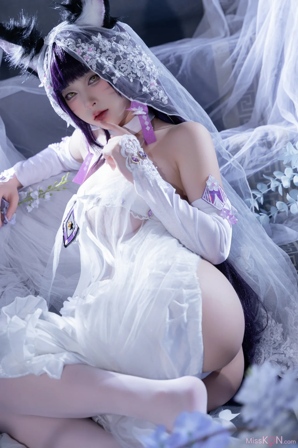 Coser@清水由乃_ 碧蓝航线 武藏紫藤花