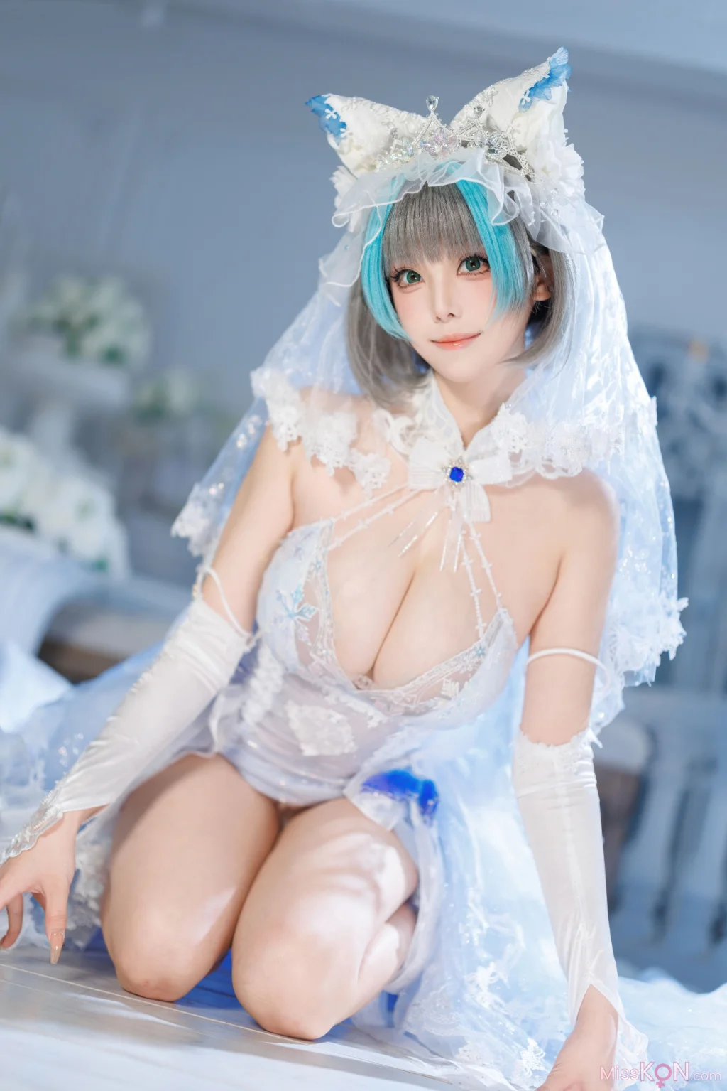 Coser@蜜汁猫裘_ 碧蓝航线 柴郡 花嫁
