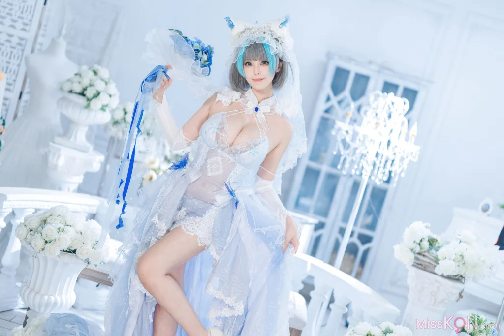Coser@蜜汁猫裘_ 碧蓝航线 柴郡 花嫁