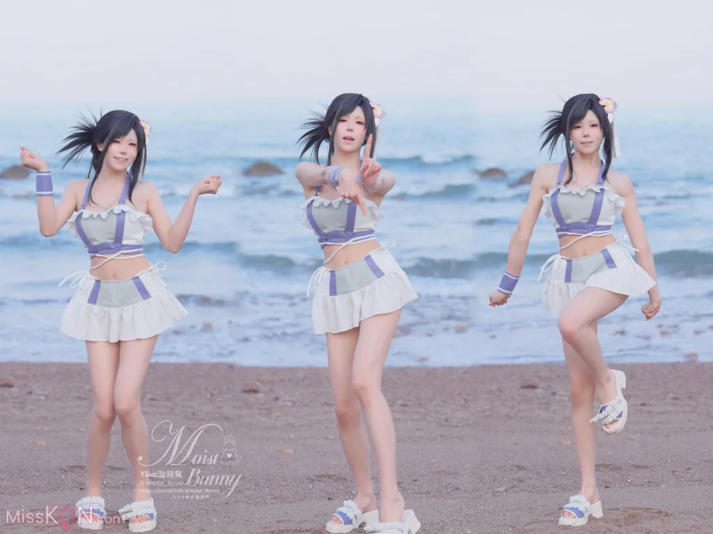 Coser@黏黏团子兔_ 2025泳装限定作 海边假日 蒂法