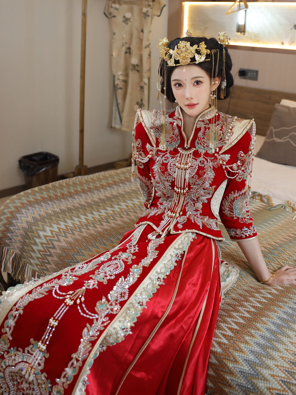 XiuRen秀人网 Uncensored Li Shuang Er 梨霜儿 - R18 秀人网模特 秀禾服 Part01