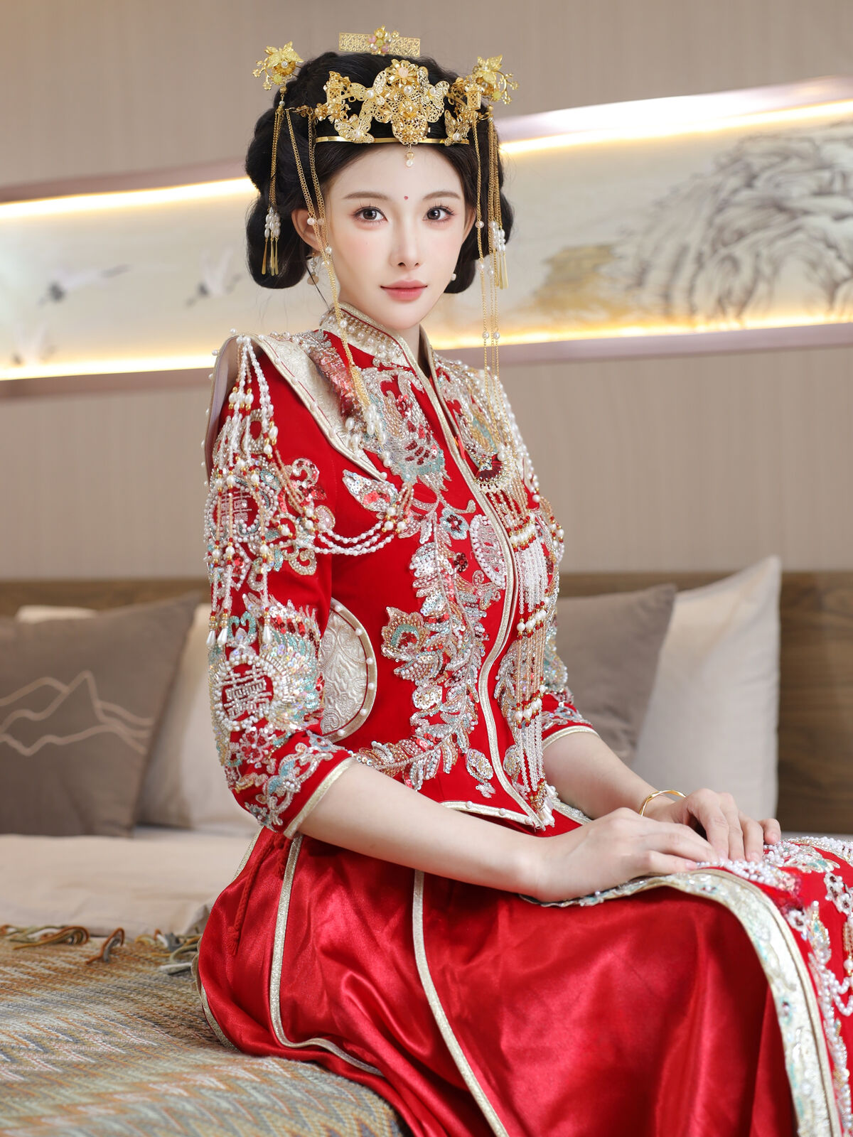 XiuRen秀人网 Uncensored Li Shuang Er 梨霜儿 - R18 秀人网模特 秀禾服 Part01