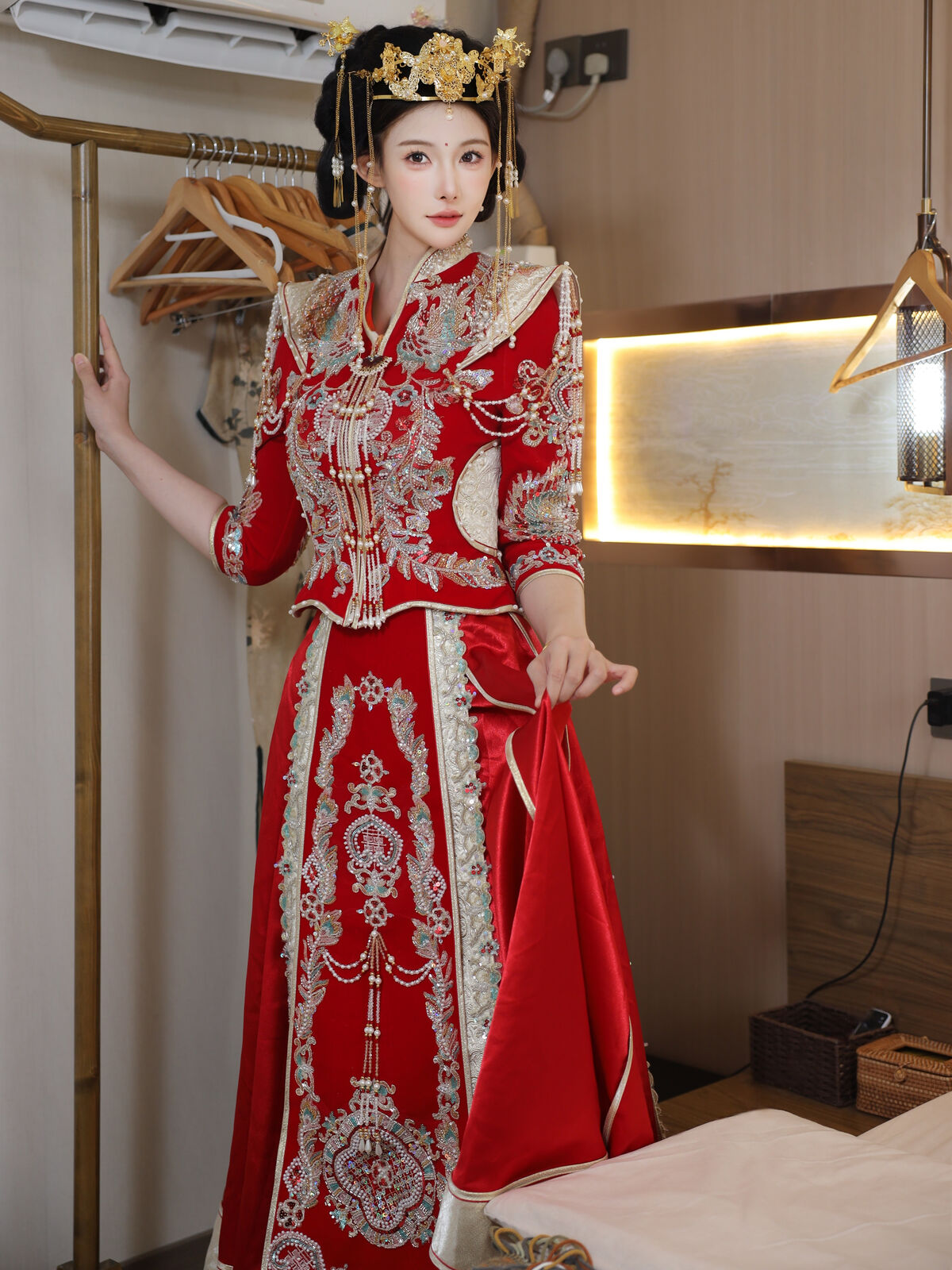 XiuRen秀人网 Uncensored Li Shuang Er 梨霜儿 - R18 秀人网模特 秀禾服 Part01